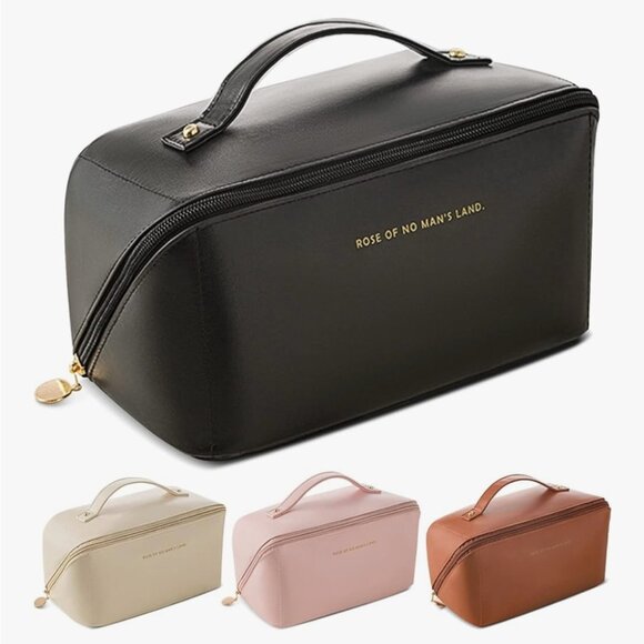 BNWT Rose of No Man’s Land Large Cosmetic Bag in 3 Different Colours - Picture 1 of 16